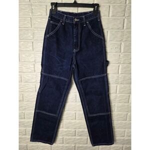 J Galt Shanghai Cargo Carpenter Womens Size Small Utility Jeans Dark wash Y2K